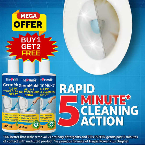 GermMukt™ All in 1 Toilet Cleaning Spray | Buy 1 Get 2 Free