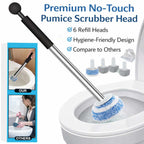 ToiletWand Rainforest Refills - 3-in-1 Automatic Scrubbing & Disinfecting Heads